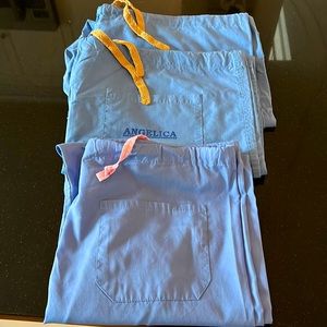 Medical Scrubs pants Light Blue XL 3 pairs